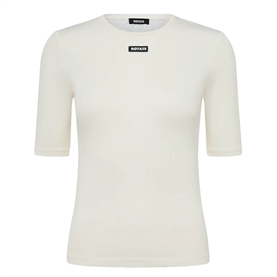 Rotate Short Sleeve Logo T-Shirt, Egret